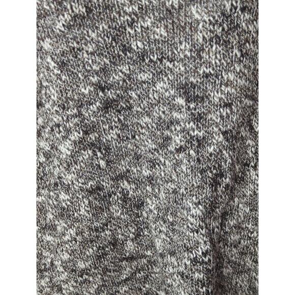 Eileen Fisher Gray & Cream Marled Knit Linen & Cotton Blend Pullover Sweater PL - Picture 3 of 7